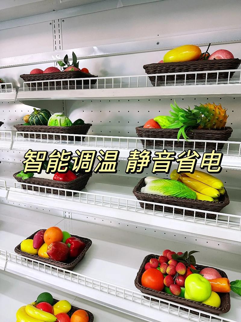 水果店老板娘都说好！3米果绿色保鲜柜，颜值与实用兼具
