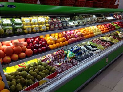 现代商超与餐饮业的保鲜利器 风幕保鲜展示柜